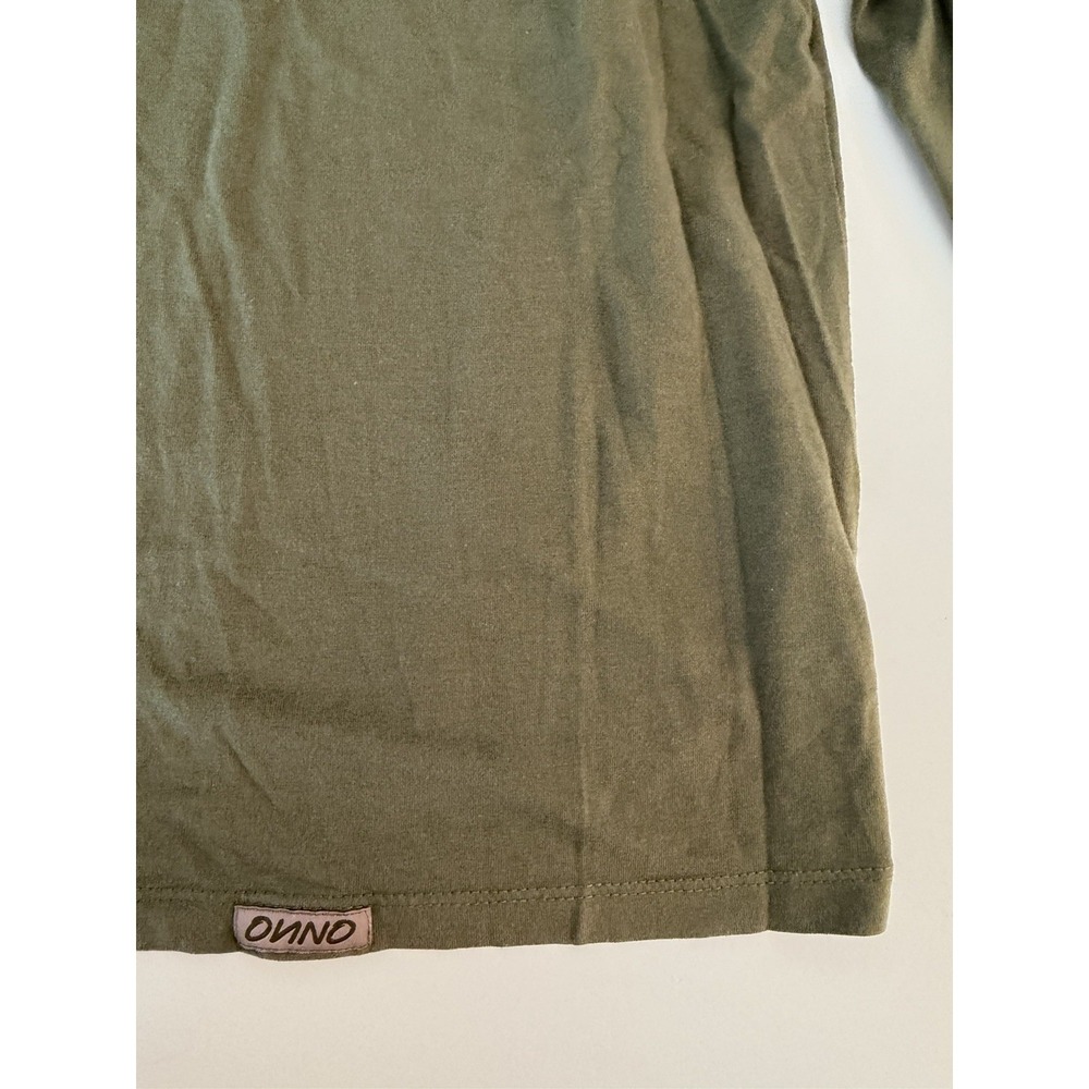 Onno Womens T Shirt XL Green Long Sleeve Organic Cotton Bamboo *READ* - Picture 5 of 10